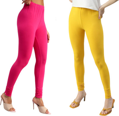 Dark pearl Western Wear Legging(Pink, Yellow, Solid)