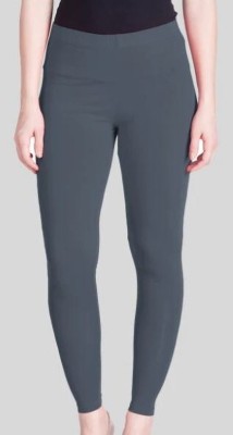 Lyra womens wear Ankle Length Western Wear Legging(Grey, Solid)