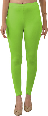 Lyra Churidar  Ethnic Wear Legging(Green, Solid)