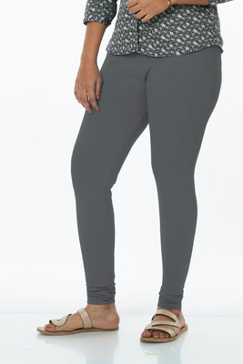 XUFA Churidar Length Ethnic Wear Legging(Red, Solid)