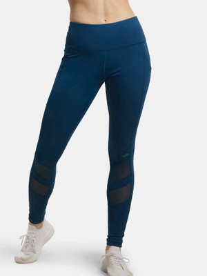 JOCKEY Ankle Length  Western Wear Legging(Blue, Solid)