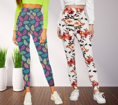 HouseOfCommon Ankle Length Western Wear Legging(Multicolor, Printed)