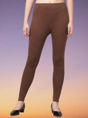 Style Access Ankle Length  Western Wear Legging(Brown, Solid)