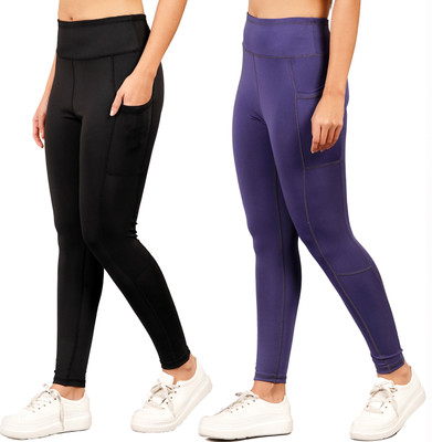 Kyk Western Wear Legging(Black, Purple, Solid)