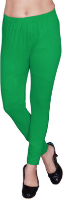 WEAR AND WOW Ankle Length Western Wear Legging(Green, Solid)