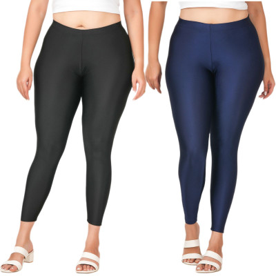LoveiT Ankle Length Western Wear Legging(Black, Dark Blue, Solid)