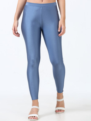 JUST FIT Ankle Length  Ethnic Wear Legging(Blue, Solid)