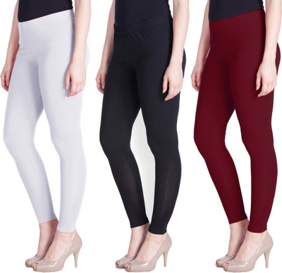 Lyra Ankle Length  Ethnic Wear Legging(Multicolor, Solid)