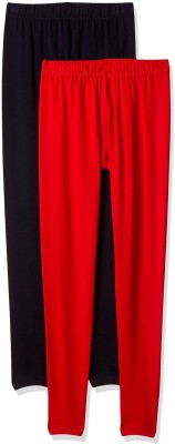 KGN FASHION Churidar  Ethnic Wear Legging(Red, Blue, Solid)