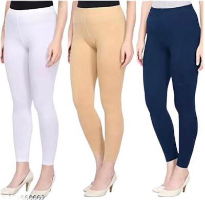 Sanzzy Ankle Length Western Wear Legging(Multicolor, Solid)