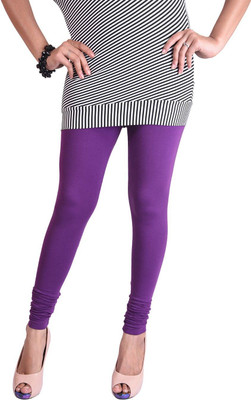 Goldking Churidar  Ethnic Wear Legging(Purple, Solid)
