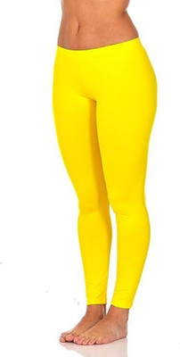 Harsh wardhan Ankle Length Ethnic Wear Legging(Yellow, Solid)