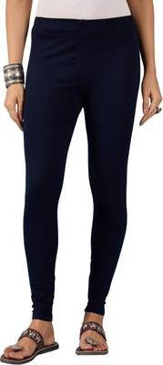DIMPY GARMENTS Ankle Length Western Wear Legging(Dark Blue, Solid)