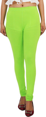 ABE Ankle Length Ethnic Wear Legging(Green, Solid)