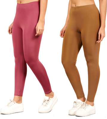 Kyk Western Wear Legging(Pink, Brown, Solid)