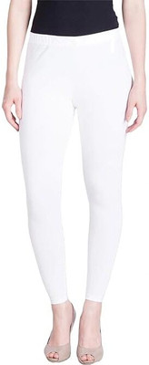 nymera Churidar  Western Wear Legging(White, Solid)