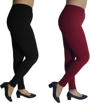 pinkshell Ankle Length  Western Wear Legging(Multicolor, Solid)