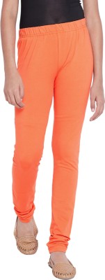 ShopAbout Ankle Length Ethnic Wear Legging(Orange, Solid)