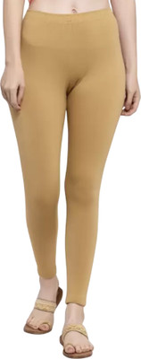 ROYAL COMFORT Western Wear Legging(Beige, Solid)