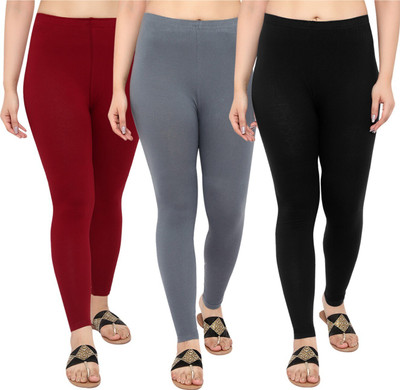 NGT Ankle Length Western Wear Legging(Multicolor, Solid)