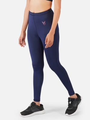 ROYALEWAY Ankle Length Western Wear Legging(Dark Blue, Solid)