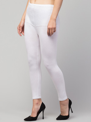 RIIPO Western Wear Legging(White, Solid)
