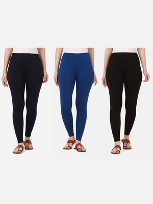 QIOA Ankle Length  Western Wear Legging(Multicolor, Solid)