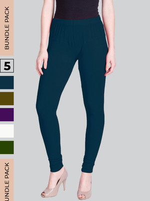 Lyra Churidar  Ethnic Wear Legging(Multicolor, Solid)