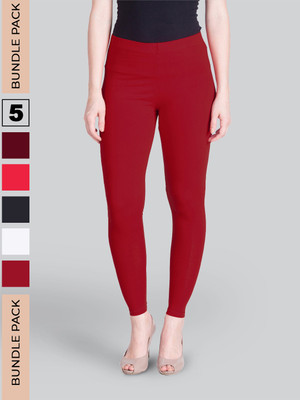 Lyra Ankle Length Western Wear Legging(Multicolor, Solid)