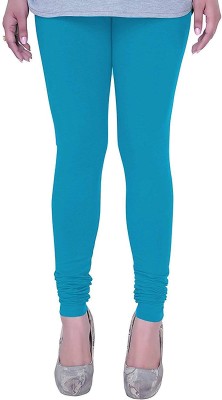 af fashion Churidar  Western Wear Legging(Light Blue, Solid)