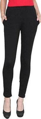 SOUMI FASHION Ankle Length Ethnic Wear Legging(Black, Solid)