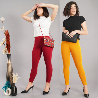 Shsuvia Ankle Length Western Wear Legging(Multicolor, Solid)