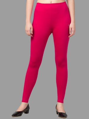 Trend Level Ankle Length  Western Wear Legging(Brown, Solid)