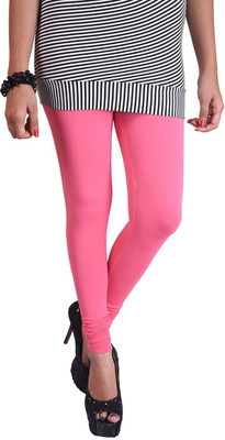 Goldking Churidar  Ethnic Wear Legging(Pink, Solid)