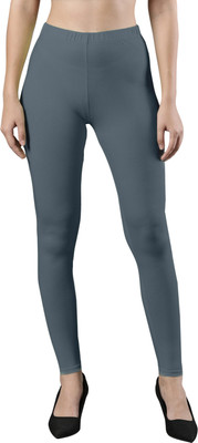 femmora Ankle Length Ethnic Wear Legging(Dark Blue, Solid)