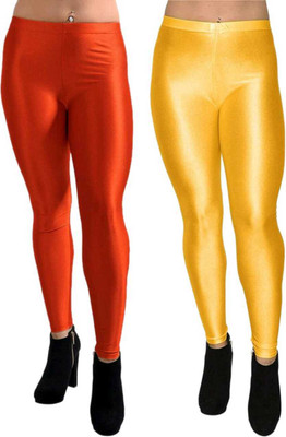 SHINERFIT Ankle Length Western Wear Legging(Multicolor, Solid)