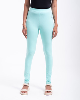 TARA WINGS Ethnic Wear Legging(Light Green, Solid)