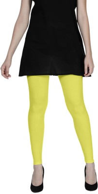 SHE PURE LUXURY WEAR Ankle Length  Ethnic Wear Legging(Yellow, Solid)