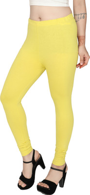 Arvind Garments Ankle Length Western Wear Legging(Light Green, Solid)