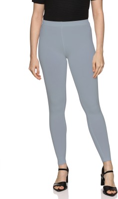 Coppersmith Ankle Length Ethnic Wear Legging(Grey, Solid)