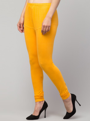 sbnoor Western Wear Legging(Yellow, Solid)