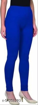 Ds Fashion Churidar  Ethnic Wear Legging(Blue, Solid)
