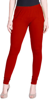 ACD FASHION Western Wear Legging(Maroon, Solid)