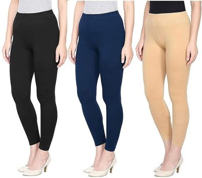 LEEVAJ WORLD Western Wear Legging(Multicolor, Solid)