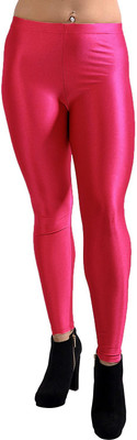 AarifGarment Churidar  Western Wear Legging(Pink, Solid)