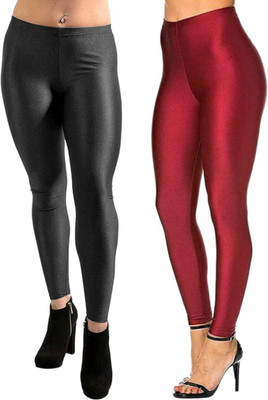 SHINERFIT Ankle Length Western Wear Legging(Multicolor, Solid)