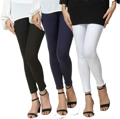 EDNIT ENTERPRISES Ankle Length  Ethnic Wear Legging(Black, Blue, White, Solid)