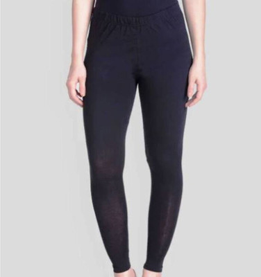 Lyra womens wear Ankle Length  Western Wear Legging(Black, Solid)