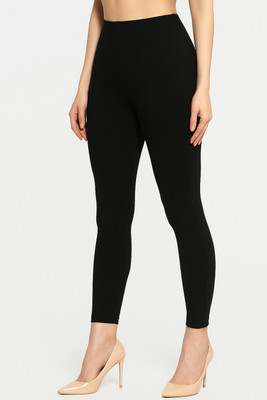 shatorajrr Ankle Length Western Wear Legging(Black, Solid)