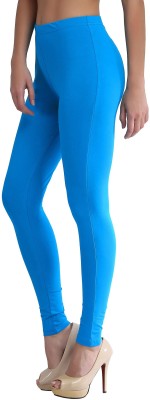 Morrio Ankle Length  Ethnic Wear Legging(Blue, Solid)